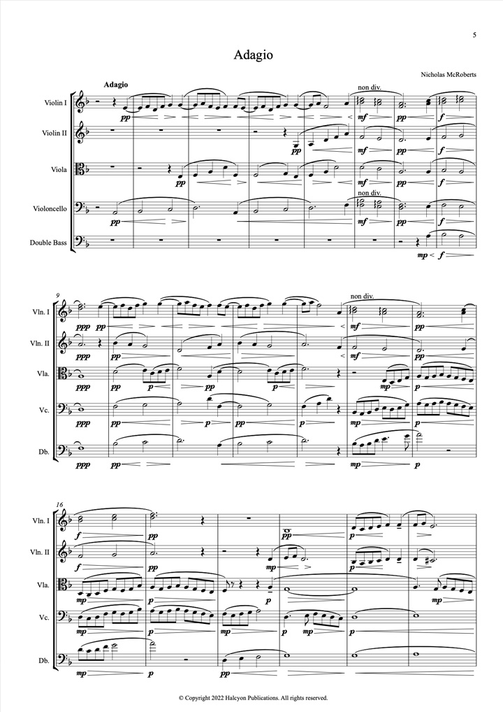 First movement